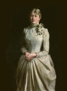 Porträtt av konstnärens fru, Mary, 1884